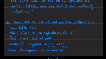 Cardinality and Countable Sets