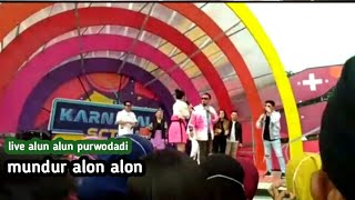 Mundur Alon Alon   Karnaval Sctv Alun Alun Purwodadi