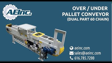 AEI Over Under Pallet Conveyor - Dual Part 60 Chain (4415)