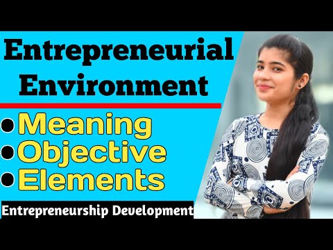 वीडियो: एक उद्यमी के लिए पर्यावरण अध्ययन क्यों आवश्यक है?