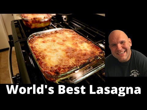 The World's Best Lasagna | Homemade Lasagna Recipe | Beef and Cheese Lasagna