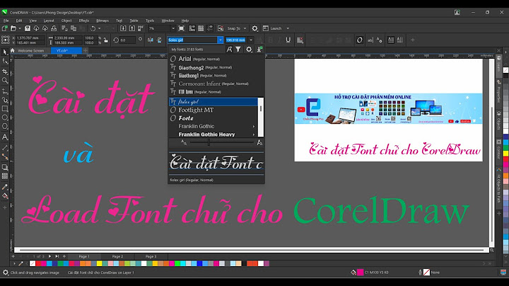 Sửa lỗi font time new roman trong corel năm 2024