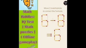 Matchstick - Math Riddles Level 16 📐📊📚 IQ Test puzzle | walkthrough, Android, gameplay @MahfuzFIFA
