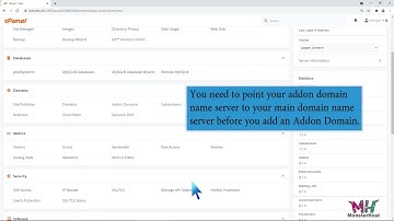 How to Create Addon Domains with MonsterHost