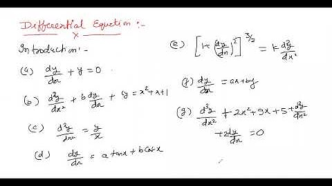 Differential equation lecture -01, IIT JEE main, Advanced, 11th, 12th, Om Prakash Kumar( O.P. Sir)!