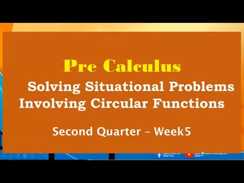 Situational Problems Involving Circular Functions - YouTube