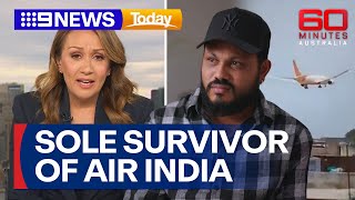 Download lagu Sole survivor of the Air India crash speaks with 60 Minutes Australia | 9 News Australia