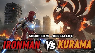 IRON MAN vs KURAMA (Naruto) - AI Real Life Short Film | Part 2