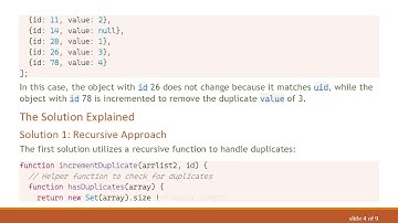 How to Get an Array of Objects with No Duplicate Values by Adding 1 Using JavaScript