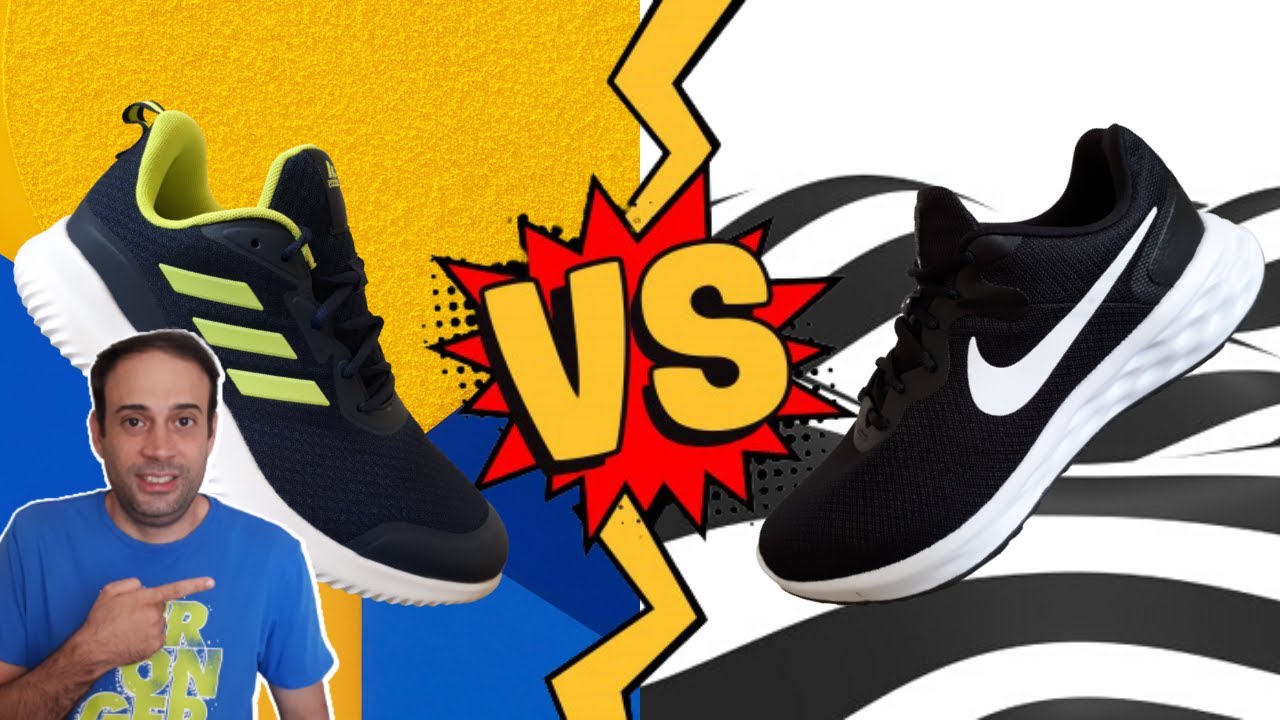 Adidas Alphacomfy/Run TD vs Revolution 6 - Comparativo + On Feet YouTube