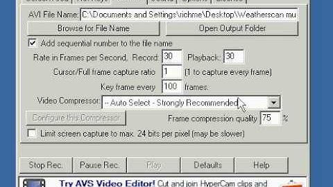 how to make hypercam 2 not lag
