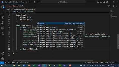 Code Memory Card Game in Java