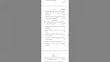 Dec 2023 MPCE-046(Applied positive psychology) question paper|#ignou #questionpaper #viral #exam