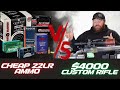 Cheap 22lr ammo vs 4000 custom rifle