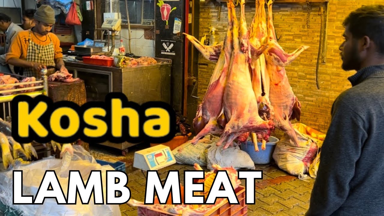 Bengali Style Lamb meat Cooking in Manali Bong Eats Lamb Dish in