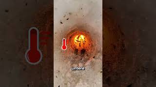 Feuer machen im Schnee mit dem antiken Schneeofen! 🔥❄️