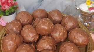 peanut balls with chocolate كرات السودانى بالشيكولاته