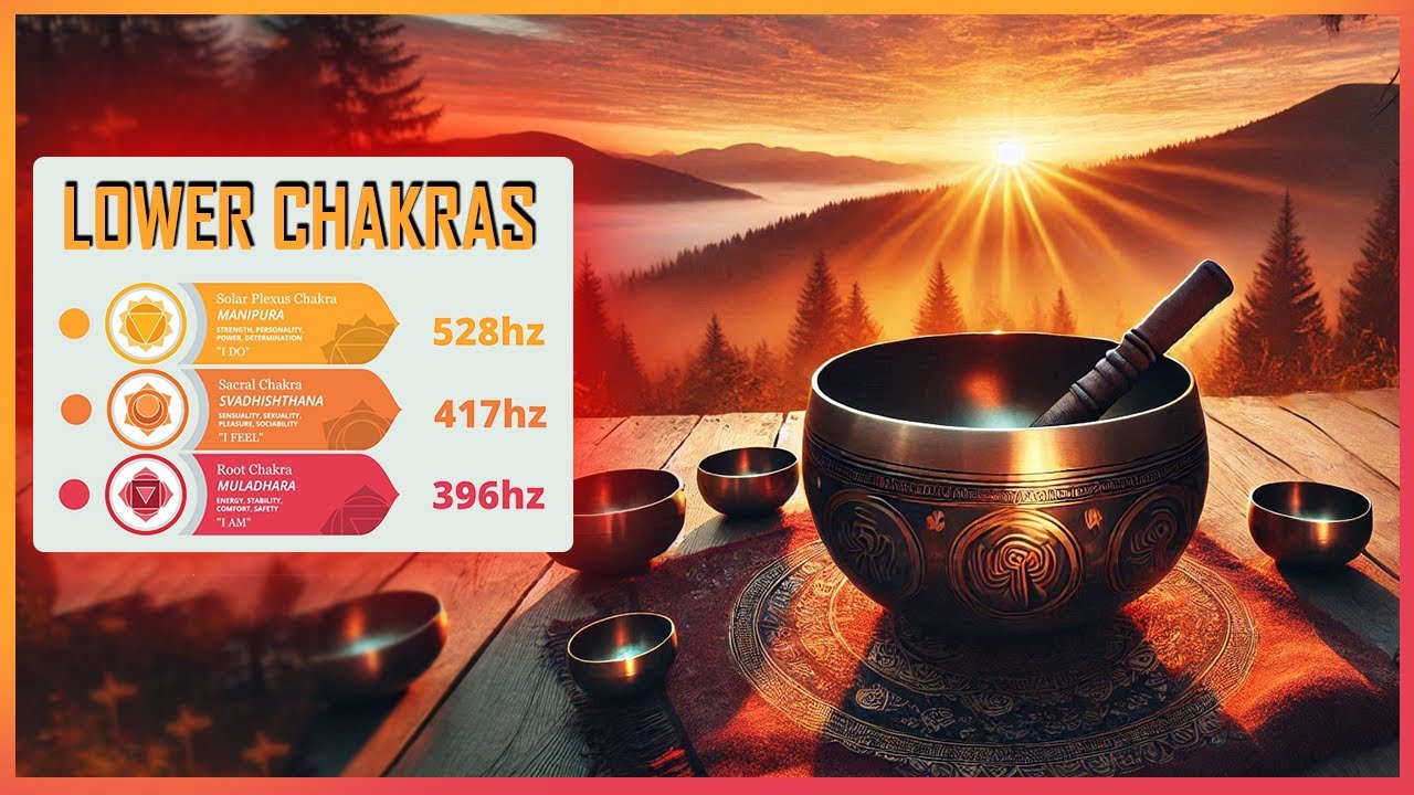 Lower Chakra Healing and Rebalancing - Tibetan Singing Bowl Meditation ...
