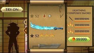 Shadow Fight 2 The Most Powerful Lightning Composite Sword