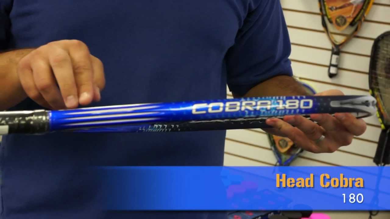 Head Cobra 180 Racquetball Racquet Review YouTube