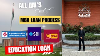 Education Loan for MBA || All IIM's || Loan EMI & Repayment