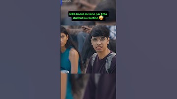 BOARD me 53% lane par kota students ka reaction 😅 |#medical #jee #neet2026 #neetaspirants #shorts