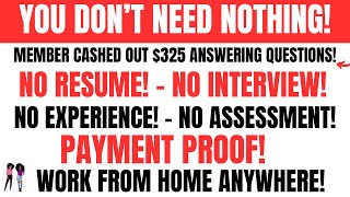 Member Cashed Out $325 You Don't Need Nothing Work Whenever Payment Proof Included Work From Home