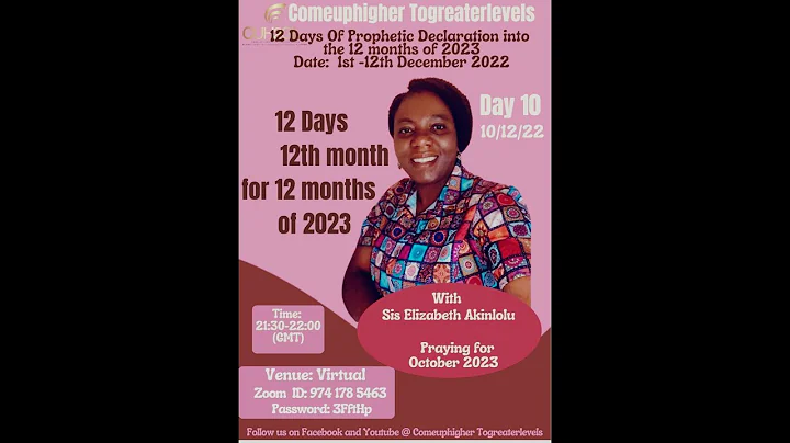 Day10/12Days of Prophetic Declarations into12Mths ...