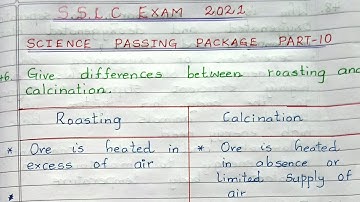 SCIENCE PASSING PACKAGE PART-10 FOR KSEEB SSLC EXAM 2021