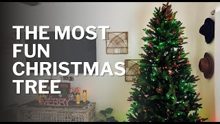 I Set Up My Christmas Tree Without Wrapping a Single Light Strand