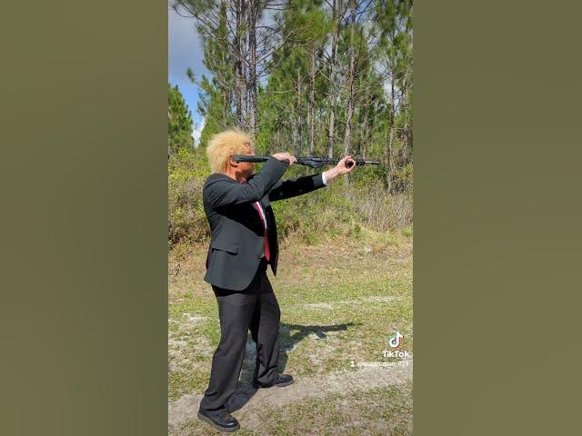 Trump vs Biden AR-15 Target Practice 🤣