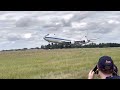 US Air Force E4B landing at Royal International Air Tattoo 2022 - Fairford