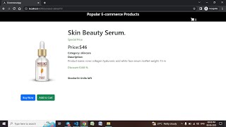 Ecommerce Website part 2 | Add to cart logic in cart