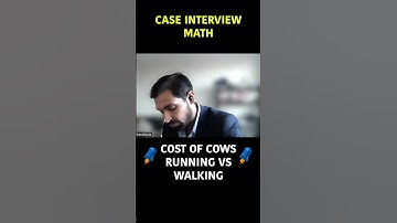 How a Bain consultant works through case interview math #shorts