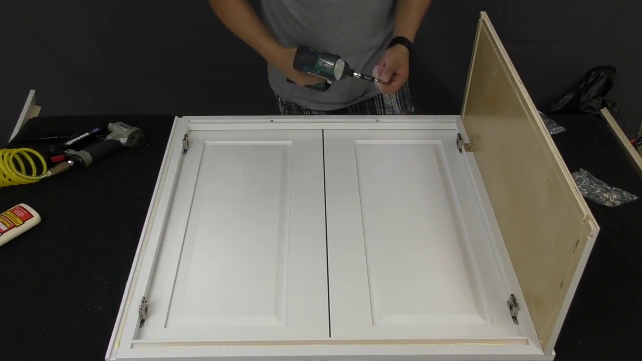 HOW TO ASSEMBLE AN RTA WALL YouTube