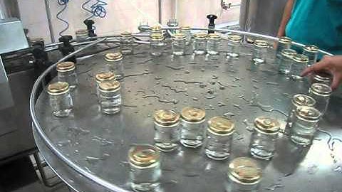 Bottle filling machine with C.I.P. for Bird