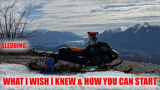 SLEDDING: WHAT I WISH I KNEW & HOW YOU CAN START