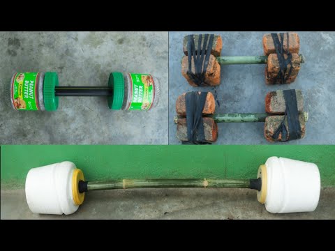 How to make gym Equipments at home | Poor man's gym | Anish Fitness