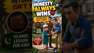 Islamic Educational Animation, Honesty Is the Best Policy, Returning a Lost Wallet, Cartoon for Kids
