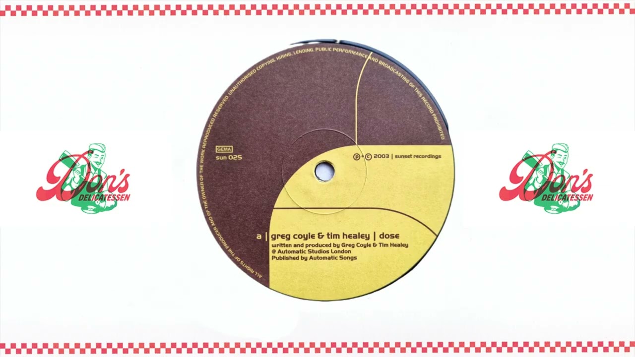Mira Greg Coyle & Tim Healey – Dose (2003) en YouTube Mira Greg Coyle & Tim Healey – Dose (2003) en YouTube