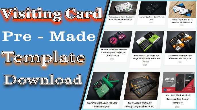 Free Visiting Card Template Download | Professional Business Card Designs 2024 - YouTube free-visiting-card-template-download-professional-business-card-designs-2024-youtube