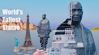 How The World&#39;s Tallest Statue Was Built? | The Statue of unity | 3D Animation@Learnfromthebase