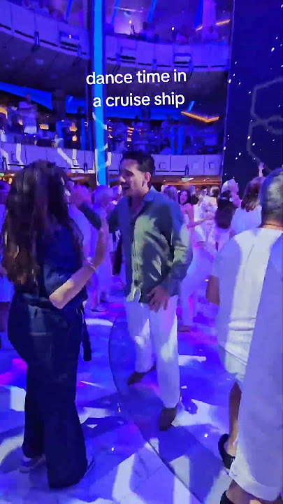 dance time in a cruise ship