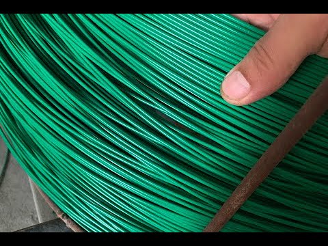 Video Dây thép bọc nhựa các loại- PVC COATING STEEL WIRE - youtube