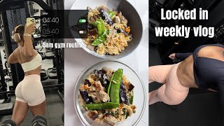 Locked in diaries - 5am full gym session 🎧