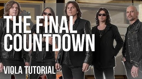How to play The Final Countdown by Europe on Viola (Tutorial)