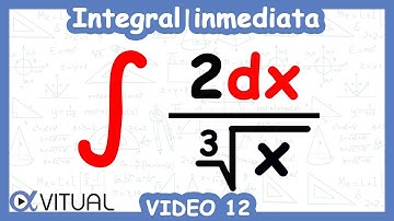 Integral inmediata ejemplo 12 | Cálculo integral - Vitual