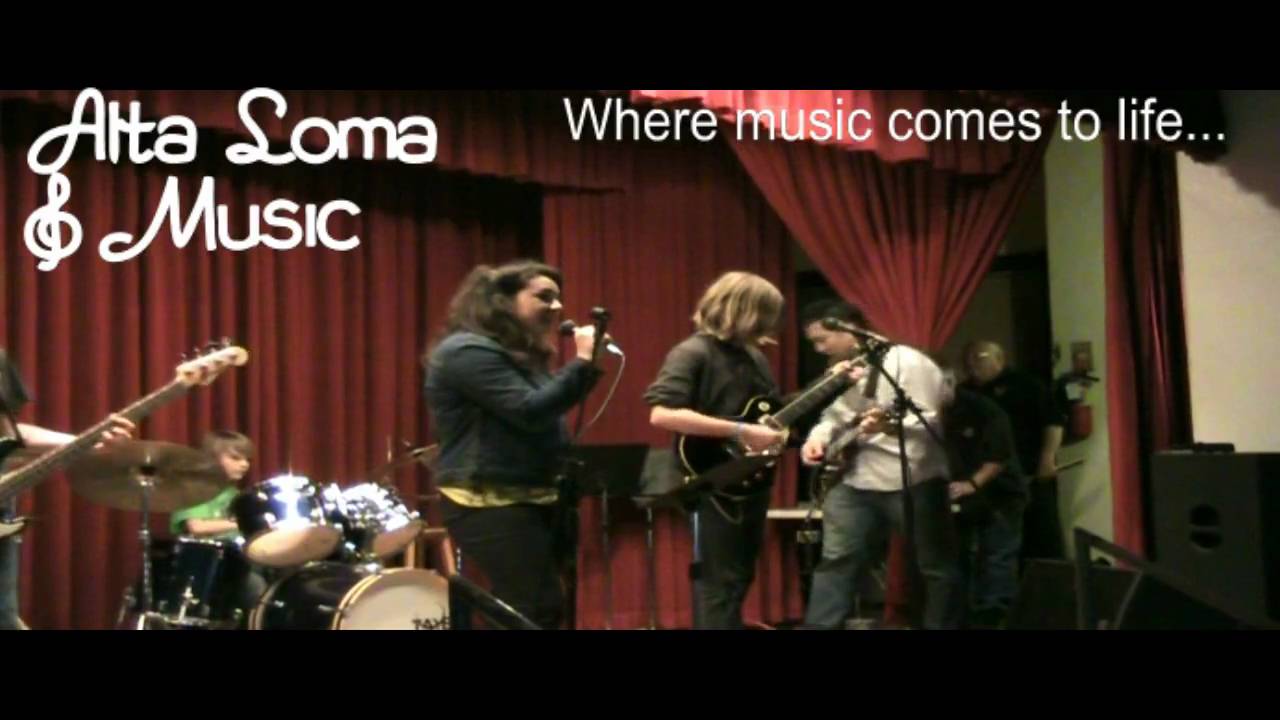 Rock Band Lessons at Alta Loma Music  Student Showcase - Guitar Drum and Voice Lessons Students