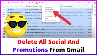 How to Delete All Social and Promotions Emails From Gmail?