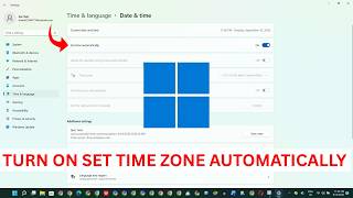 How To Turn On Set Time Zone Automatically